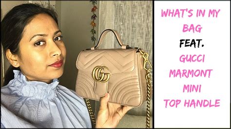 Gucci Marmont Mini Velvet Review/ What’s In My Bag/ Mod Shots!